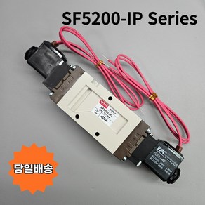 YPC(연우뉴메틱) 솔레노이드밸브 SF5200-IP-SD2 5포트 더블형 Rc3/8