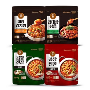 맛보기세트 01(대창김치찜+곱대창볶음+곱창전골1.4kg/우동사리증정), 1세트, 2.51kg