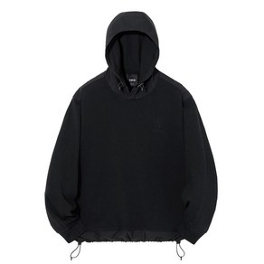 스위브 유니 PRIVACY ARTWORK WOVEN SETUP HOODIE BLACK