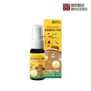 [장인정신에브리데이] 항산화 영양제 어린이 프로폴리스 스프레이 구강항균 30ml 1개, 0.03l