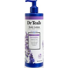 일본직발송 6. DR TEALS (틸스) 바디 로션 라벤더 532ML B087B16R1C, 1개