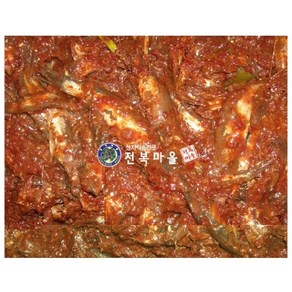 양념멸치젓 1kg 추자도멸치 양념젓 육류쌈젓 김치젓갈, 1개