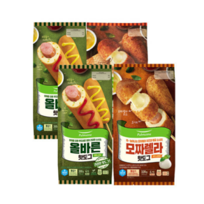 올바른핫도그 4입x2봉+모짜렐라핫도그4입x2봉, 320g, 1개