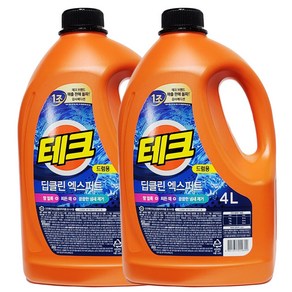 테크 딥클린 엑스퍼트 4L 용기 드럼용, 드럼_딥클린엑스퍼트4L, 2개, 2개