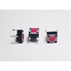 택트 스위치 / 1102-3 6X6X4.3mm / pink, 1개