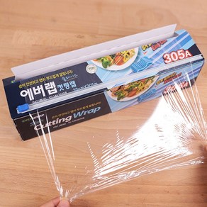 쉽게 잘라쓰는 대용량 30cm x 305m 슬라이딩 이지 커팅랩, 에버랩-커팅랩 305m, 1개