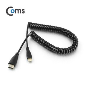 HDMI to MINI HDMI 스프링 케이블 NA813, 1개, 30cm