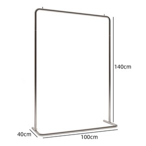 옷가게 옷걸이 모던 디스플레이 행거 의류 진열대 철제 스탠드 랙 스튜디오 140-170, 길이 100x  높이 140