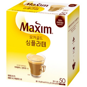 맥심 모카골드 심플라떼 커피믹스, 10.5g, 50개입, 3개