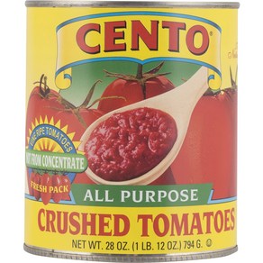 Cento All-Pupose Cushed Tomatoes 28 oz Cento 다용도 으깬 토마토 28oz, 793g, 1개