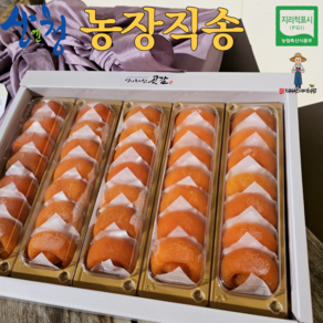 '갓 말린' 달콤말랑 지리산 산청 곶감 특최상품 선물용 반건시 반시, 1개, 1. 지리산 산청 곶감 24과(중)