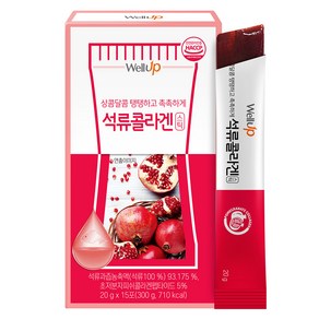 로엘 웰업 석류 콜라겐 1000mg 젤리스틱, 300g, 1개