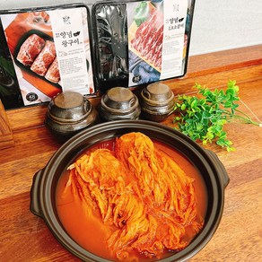 삼겹살 가득 통김치찜 돼지고기 김치찌개 1kg, 1개, 1.2kg