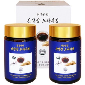 천봉산삼 산양삼 국산 약도라지청 240g, 2개