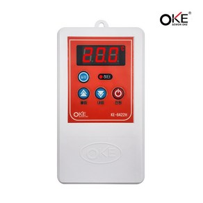 사육장 자동온도조절기 외부 자동온도조절기 자온조 OKE-6422H(히터전용), 1개