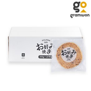 해물 오꼬노미야끼 350gX20개 냉동 오사카식 오코노미야끼, 20개, 350g