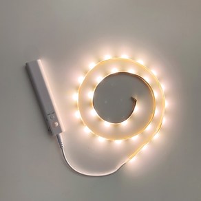 [USB] 잘라쓰는 LED 라인 모션 센서등/동작감지/간접조명, 1개, 노랑 USB