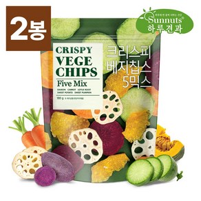 크리스피리얼칩스180g야채칩 자색고구마 단호박칩 연근칩, 180g, 2개