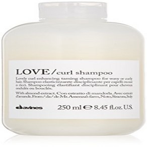 Davines Love Cul Shampoo 8.45 Fl. oz. Davines Love 컬 샴푸 8.45 Fl. 온스, 1개, 250ml