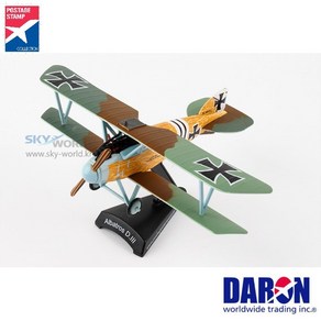 다론 Albatos DIII 알바트로스 복옆기 1차 대전 독일 전투기 피의 4월 비행기 모형 1/70 PS5405-1 스카이월드 Daon, 1개