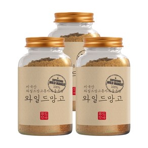 헬스앤푸드 100% 미국산 와일드망고 씨앗 분말 가루 150g, 3개