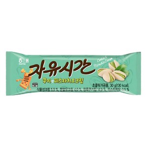 [씩씩가게] 자유시간 쿠키앤피스타치오크림 30g x 12ea 한볼, 1세트