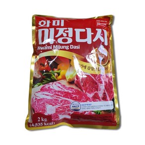 화미 미정다시 2kg, 1개