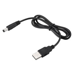 USB to DC 전원 변환 승압 케이블 5V to 12V, 12V 5.5 X 2.5, 1m, 1개