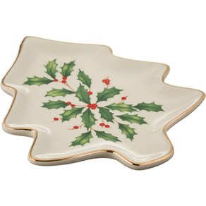 Lenox Holiday Tree Shaped Party Plate