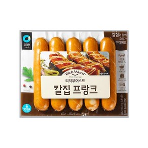 청정원 리치 칼집 프랑크 300g, 5개