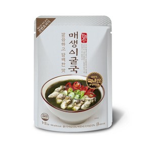 청조푸드 / 매생이 굴국 500g, 5개