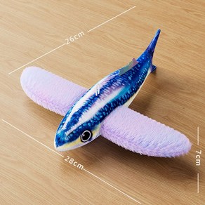 고양이 새 장난감 움직이는 자동 참새 터치 인형, 떨림/소리 날치, 1개