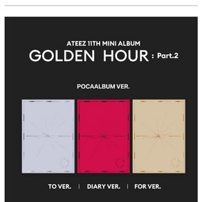 에이티즈 11집 미니 앨범 - Golden Hou: Pat.2 골든아워 파트2 (POCA Album) 미개봉 새상품, TO