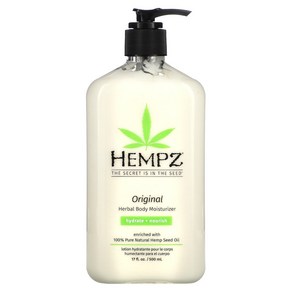 Hempz 오리지널 허벌 바디 모이스처라이저 500ml(17fl oz), 1개, 500ml