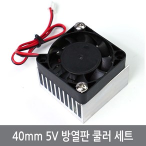 CN5 40mm 5V 쿨링팬 방열판 세트 열전소자 펠티어