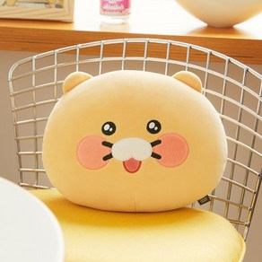 KAKAO FRIENDS 춘식이 미니 페이스 쿠션_기쁨 5005978848 385634, FREE, 1개
