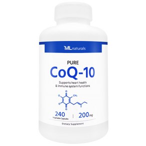 [미국빠른직구] 신제품 마이라이프 내추럴스 코큐텐 CoQ-10 200mg, 240정, 1개