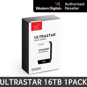 WD Ultasta 4TB~18TB 1PACK~4PACK 특가모음전, HC550-1P, 16TB