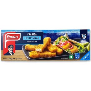 이케아 Findus 피쉬핑거스 피쉬커틀렛 명태 스틱 MSC인증 450g, 1개