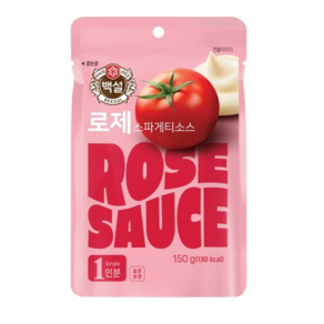 백설 CJ 로제 스파게티 소스150g, 150g, 3개