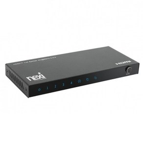 넥시 4K HDMI 1 : 4 분배기 블랙, NX-4K0104SP-60Y, 1개