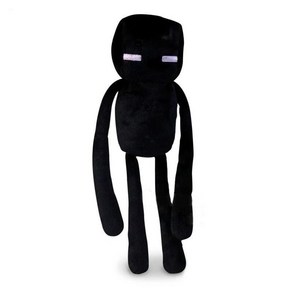 엔더맨 봉제 인형 게임 선물 26cm, Black, 1개