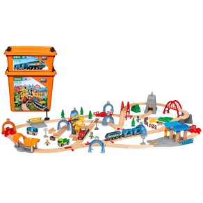 BRIO WORLD (브리오 월드) 스마트 테크 사운드 액션 터널 DX 세트 33977, 상품명참조