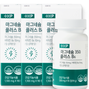 글루콘산 산화 마그네슘 배합 350mg 비타민 B6, 1개, 90정