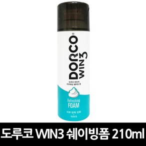 도루코 리프레싱 쉐이빙폼 210ml 면도 크림, 10개