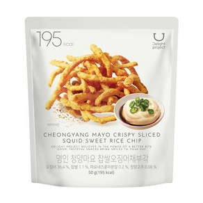 딜라이트 프로젝트 명인 청양마요 오징어채부각, 1개, 50g