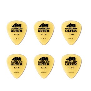 지엠뮤직_세트(6)던롭피크421R1.14 ULTEX STD 1.14mm 울텍스 스탠다드 Dunlop PICK (No.18세트), 1개