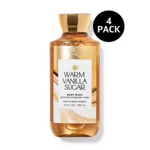 배스앤바디웍스 웜 바닐라 슈가 바디워시 295ml 4팩 bathandbodyworks Warm Vanilla Sugar Body Wash