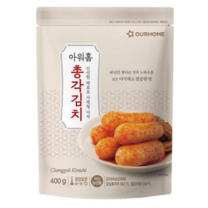 [다만세푸드] 아워홈 아삭김치 총각김치 400g x 2개