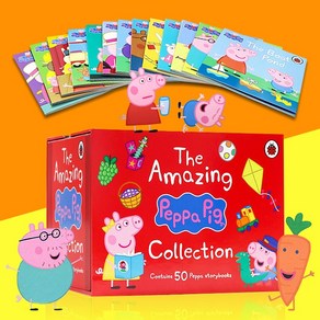 [달콤서점]국내 당일발송 어메이징 페파 피그 레드 세트 Amazing Peppa Pig Red 영어원서 음원제공, 페파 피그(레드) 50권 세트